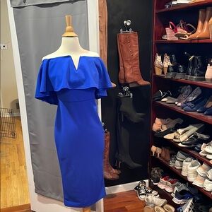 Elegant Off-Shoulder Cocktail Dress